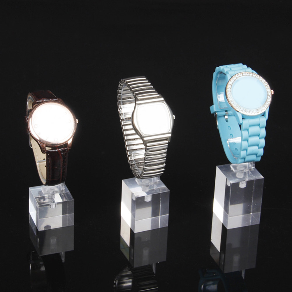 Jewelry Stand Watches - 3Pcs C-Shaped Acrylic Watch Display Rack