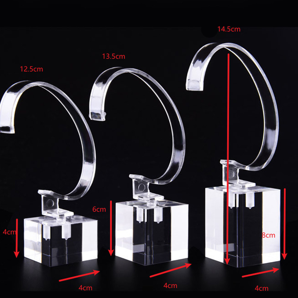 3Pcs C-Shaped Acrylic Watch Di – Jewelry Stand Watches Bewertung und Preis