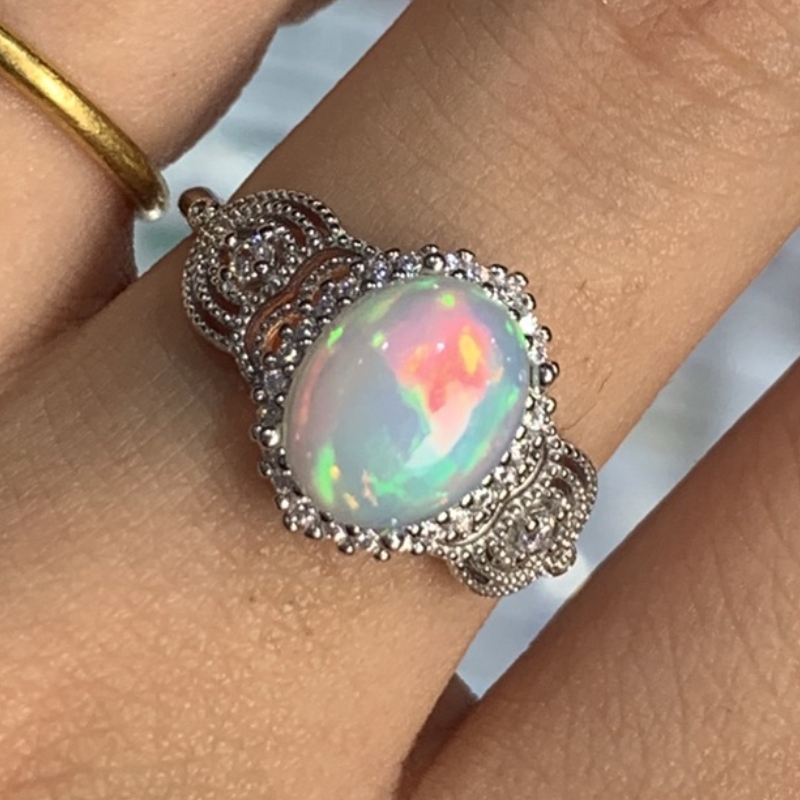 October Birthstone 100% Natura – Birthstone Ring Set Bewertung und Preis