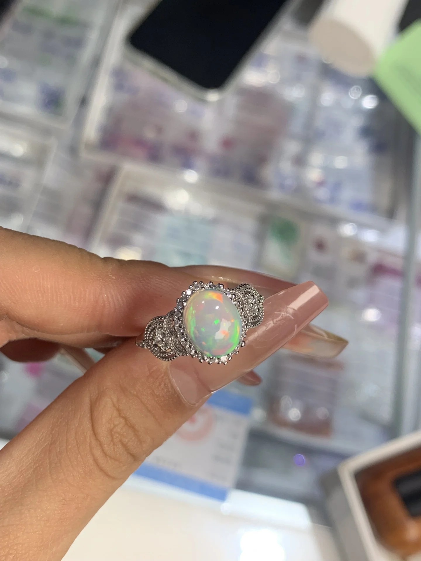 October Birthstone 100% Natura – Birthstone Ring Set Bewertung und Preis