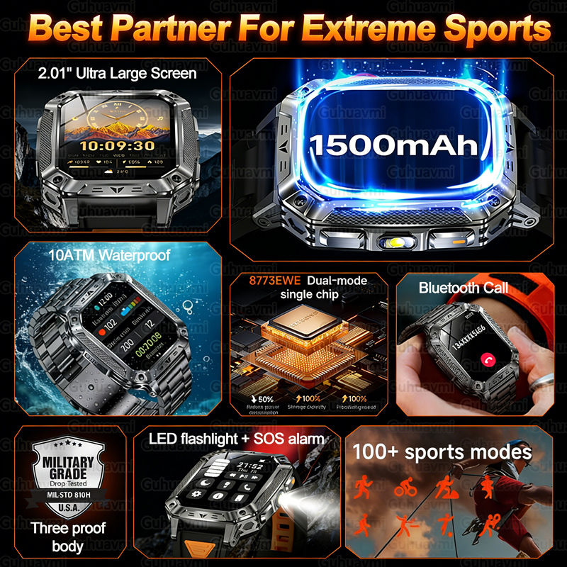 New 1500mAh Military Outdoor S – Italian Jewelry Watches Bewertung und Preis