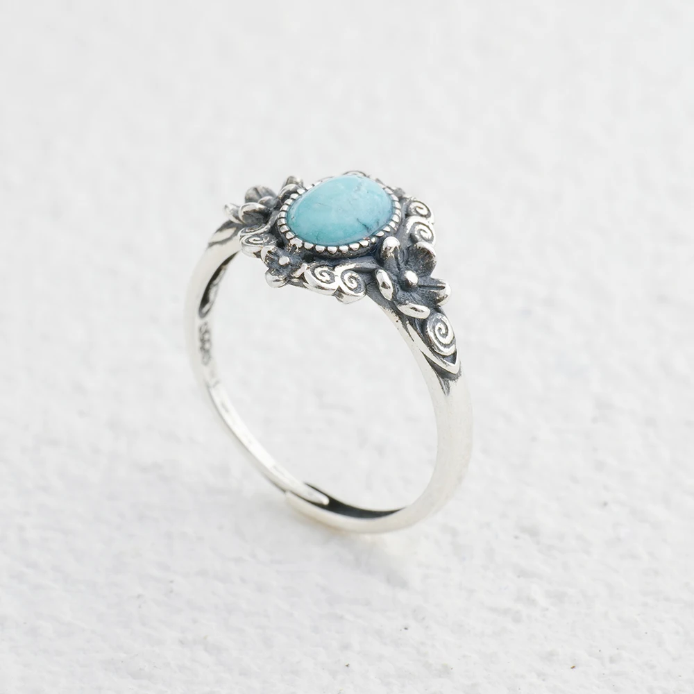 Vintage 925 Silver Ring Natura – Birthstone Ring Set Bewertung und Preis