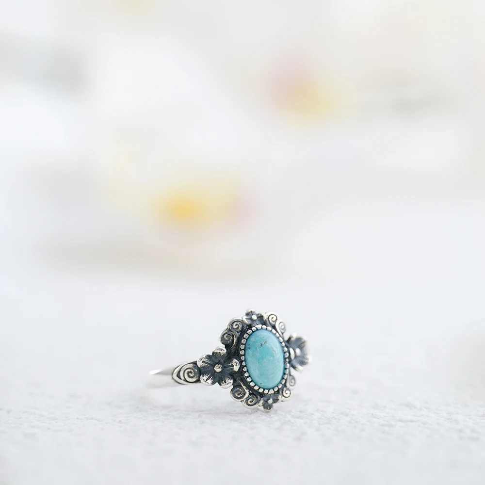 Vintage 925 Silver Ring Natura – Birthstone Ring Set Bewertung und Preis