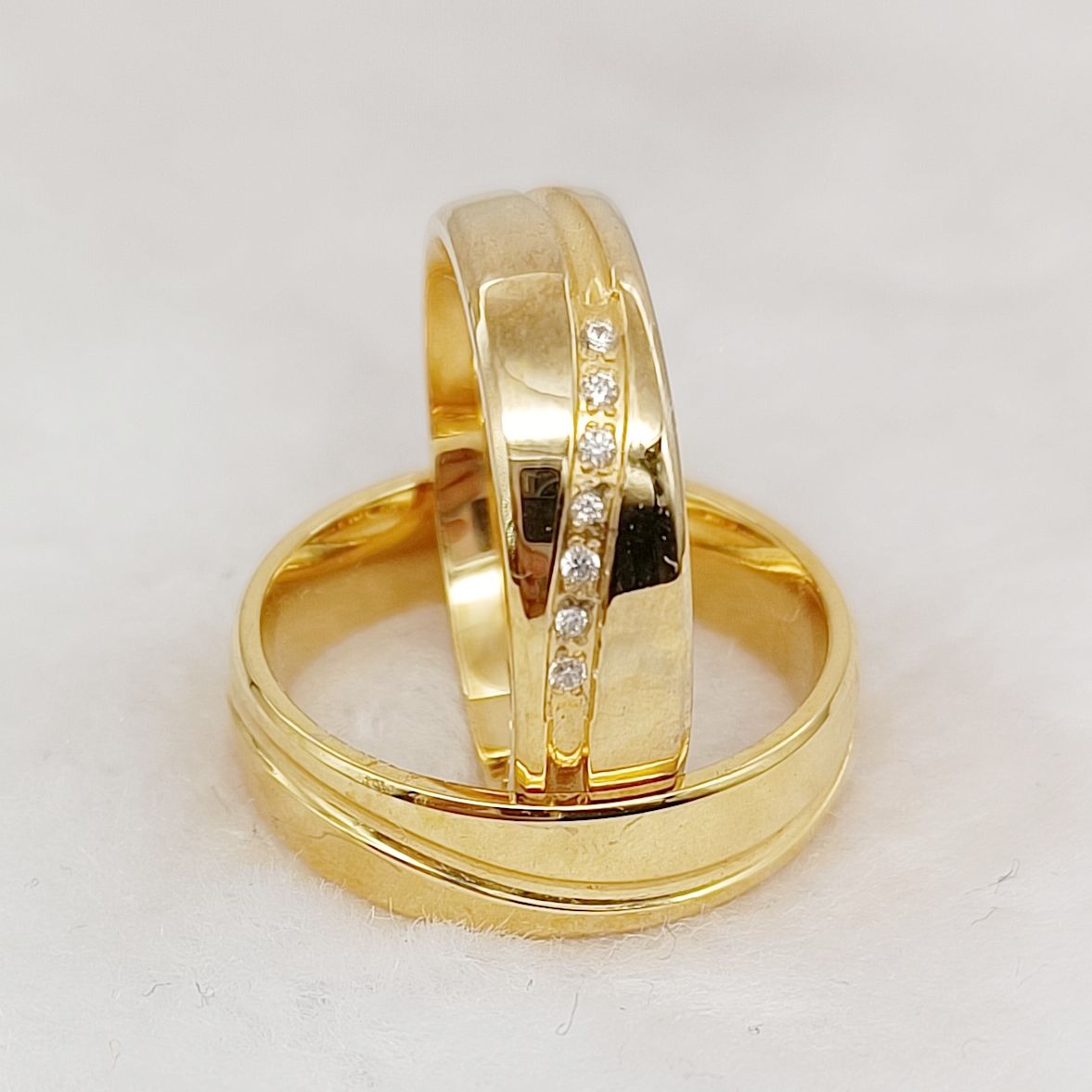 Western Shiny Lover's Couples  – Titanium Steel Ring Bewertung und Preis