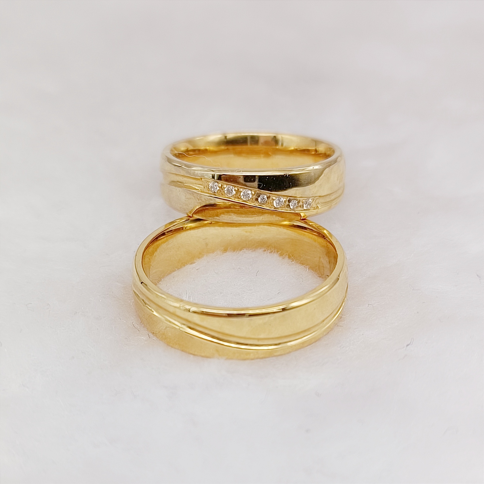 Western Shiny Lover's Couples  – Titanium Steel Ring Bewertung und Preis