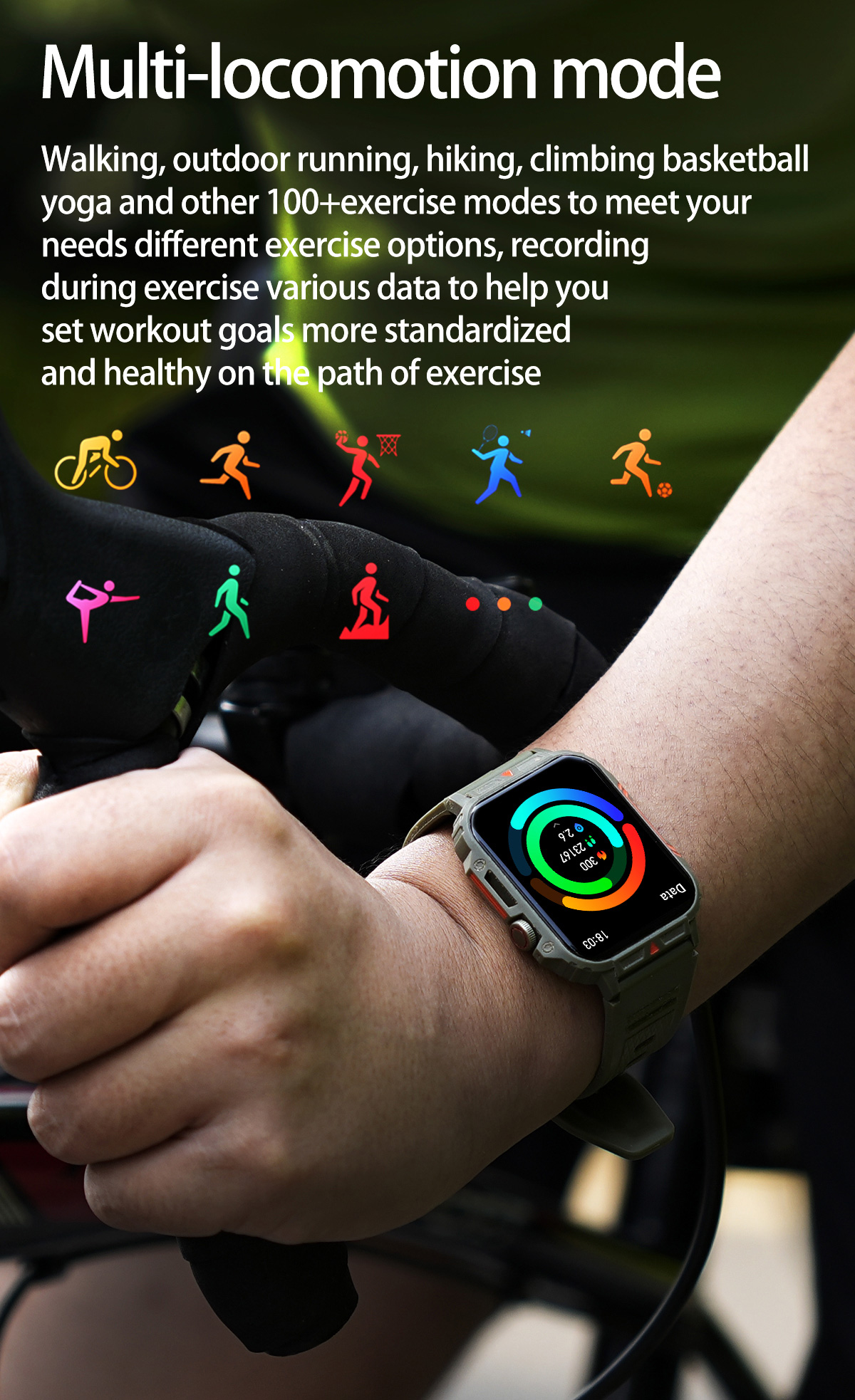 1.91 Outdoor Military Smart Wa – Italian Jewelry Watches Bewertung und Preis