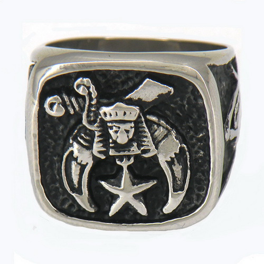 5 pcs Retro Freemason Titanium – Titanium Steel Ring Bewertung und Preis