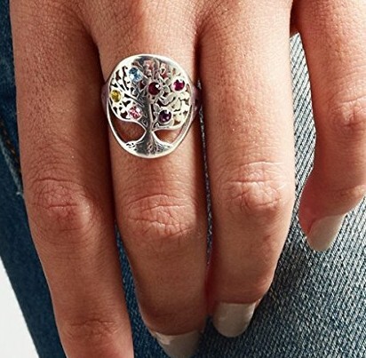 Amxiu Personalized Tree Ring w – Birthstone Ring Set Bewertung und Preis