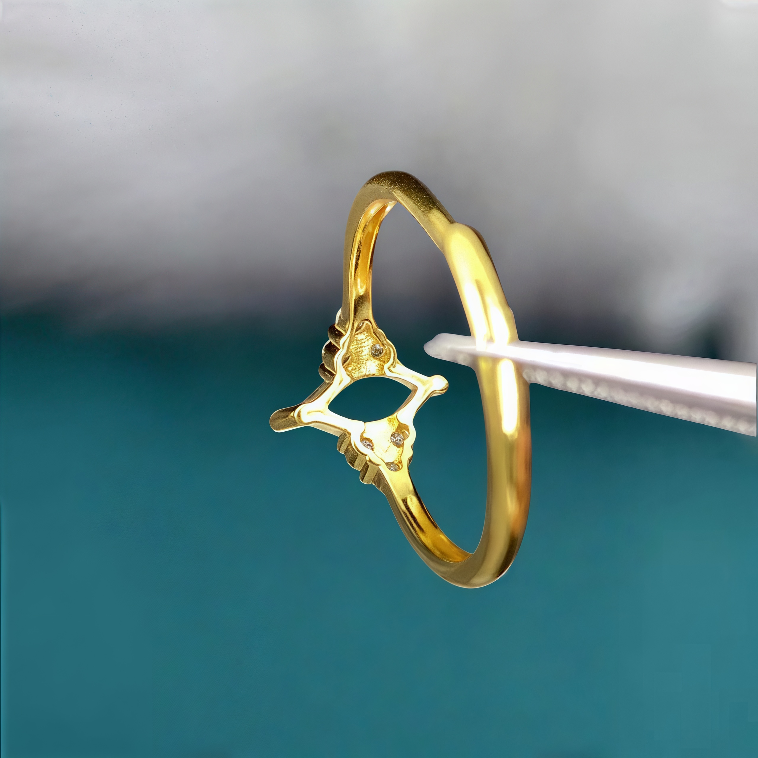 Y Fashion Ring Holder DIY Empt – Sterling Silver Ring Bewertung und Preis