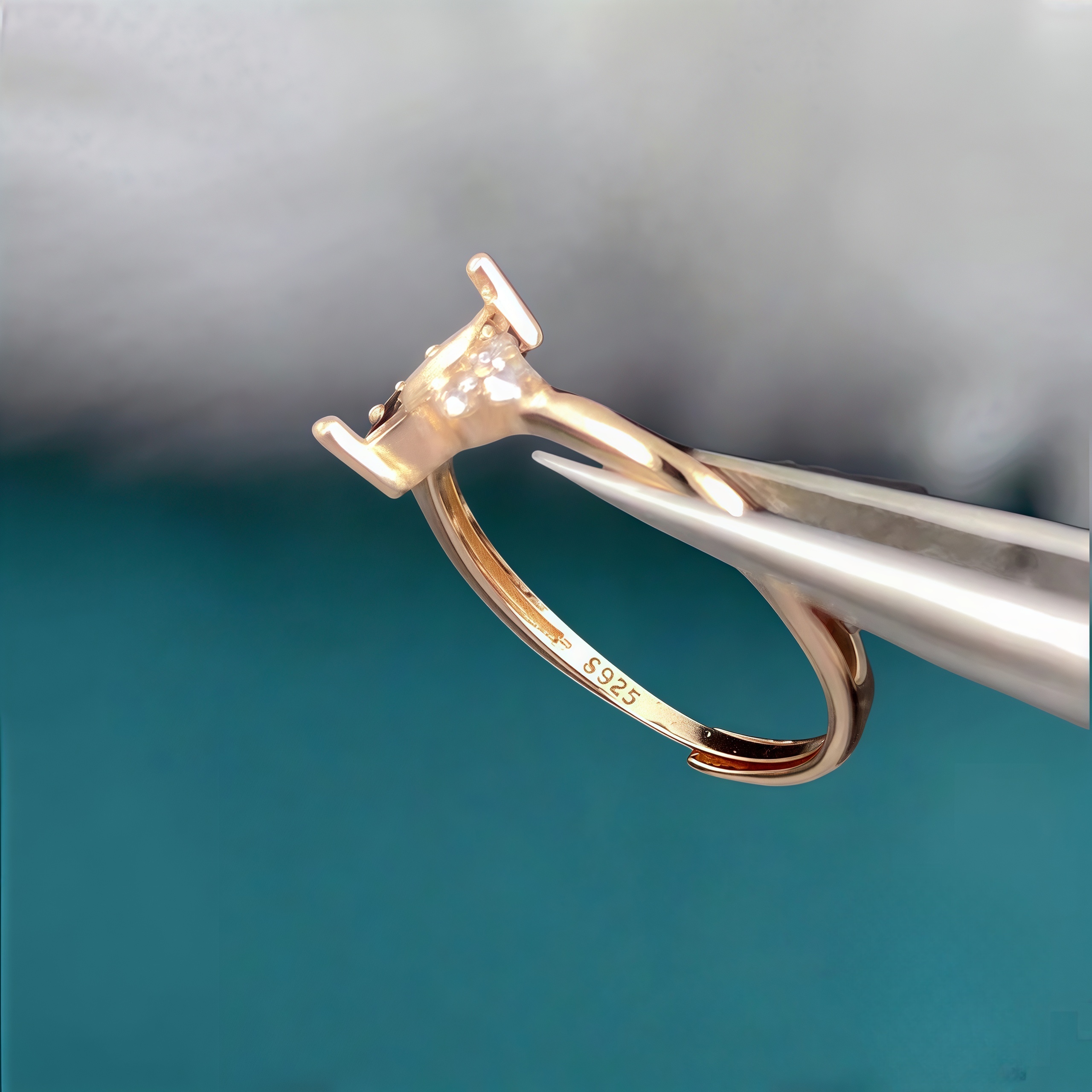 Y Fashion Ring Holder DIY Empt – Sterling Silver Ring Bewertung und Preis
