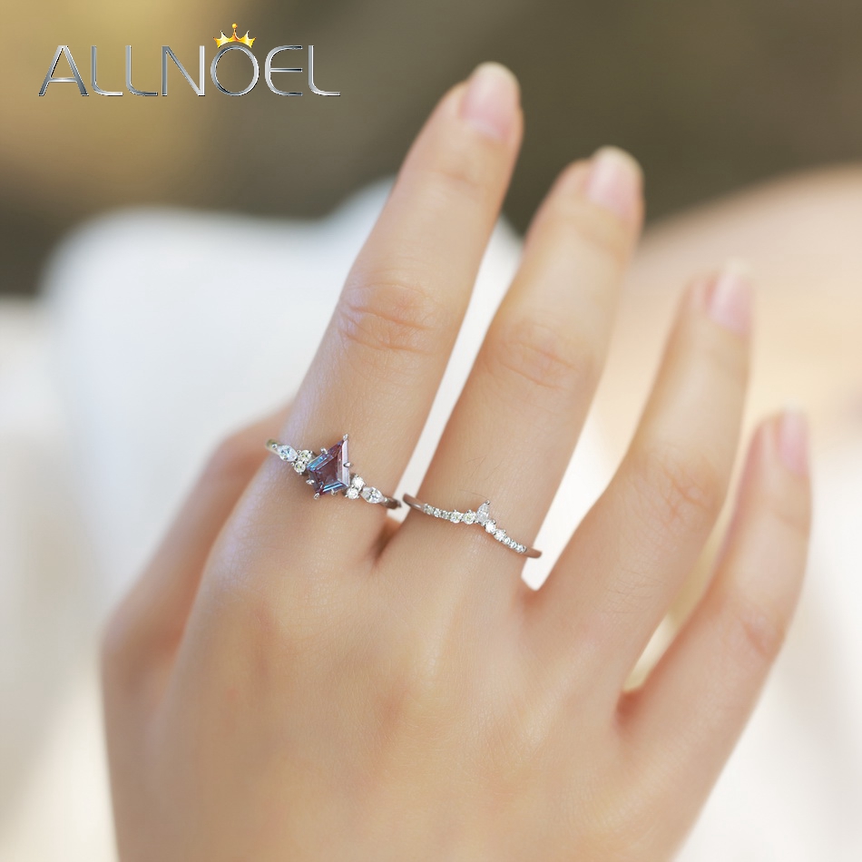 ALLNOEL Kite Cut 0.91ct Alexan – Birthstone Ring Set Bewertung und Preis