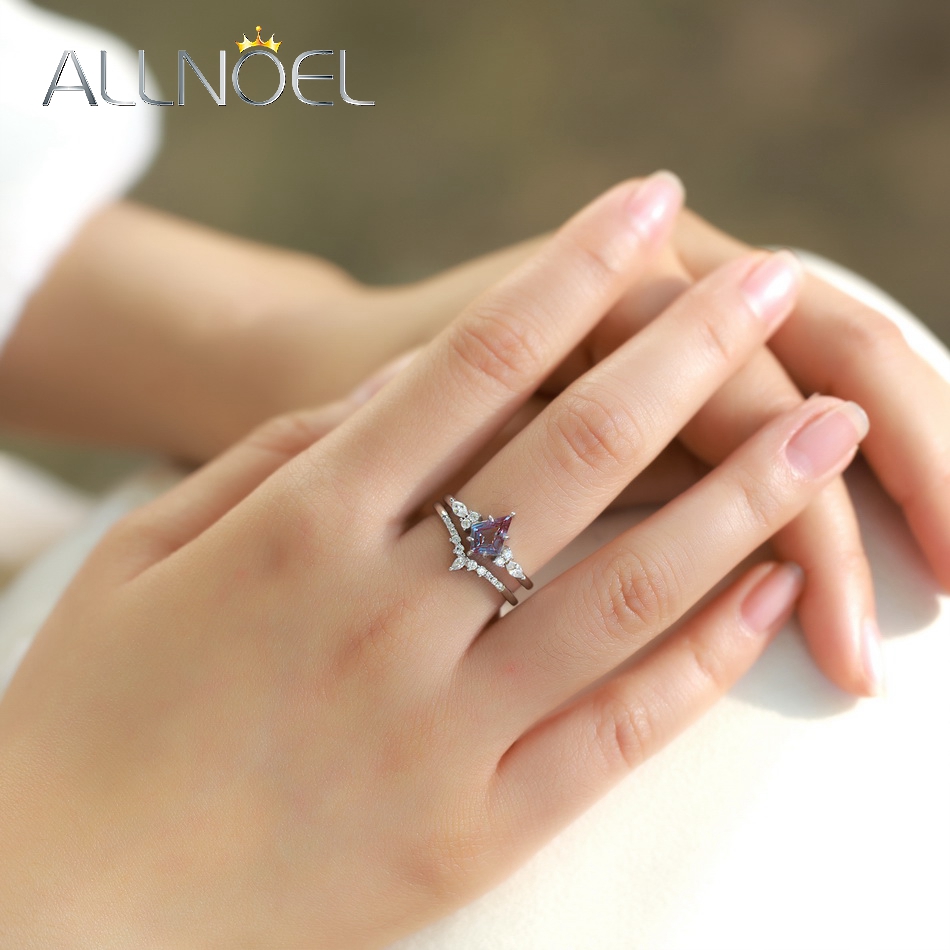 ALLNOEL Kite Cut 0.91ct Alexan – Birthstone Ring Set Bewertung und Preis