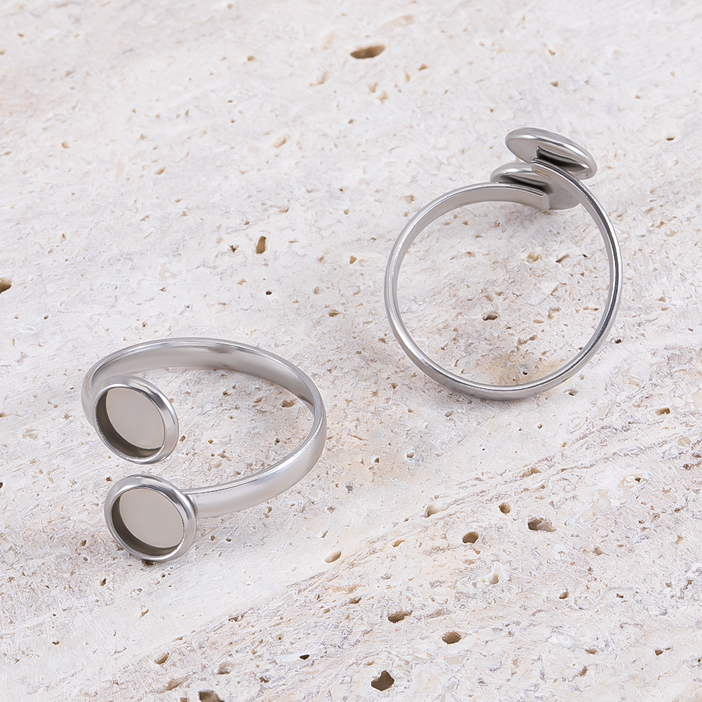 5pcs Stainless Steel Adjustabl – Gold Plated Ring Bewertung und Preis