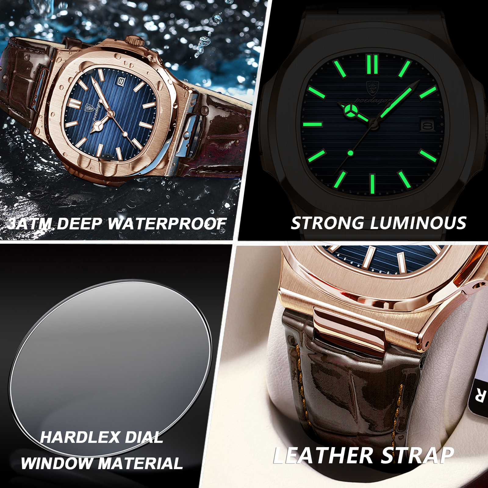 POEDAGAR Business Man Watch Da – Rg Watches & Jewelry Gmbh Bewertung und Preis