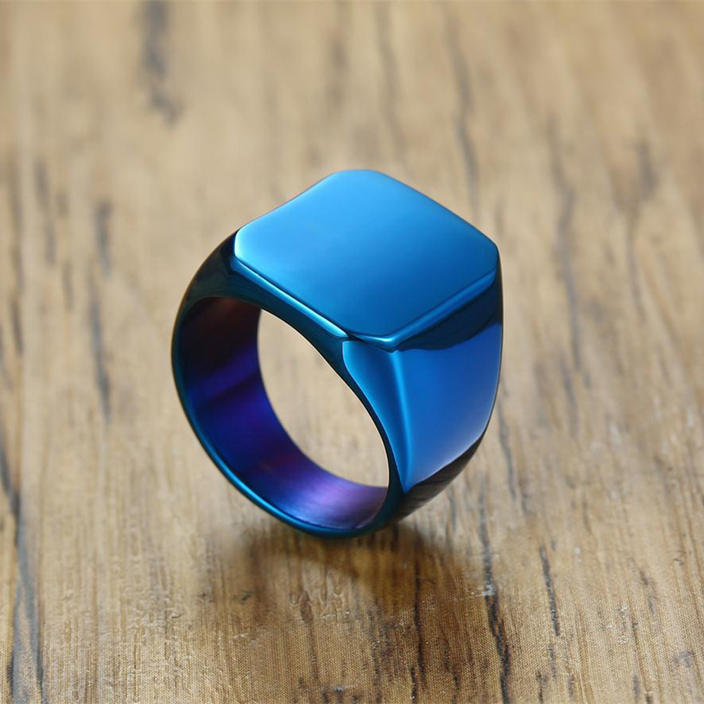 Free Engrave New Silver/Gold/B – Titanium Steel Ring Bewertung und Preis