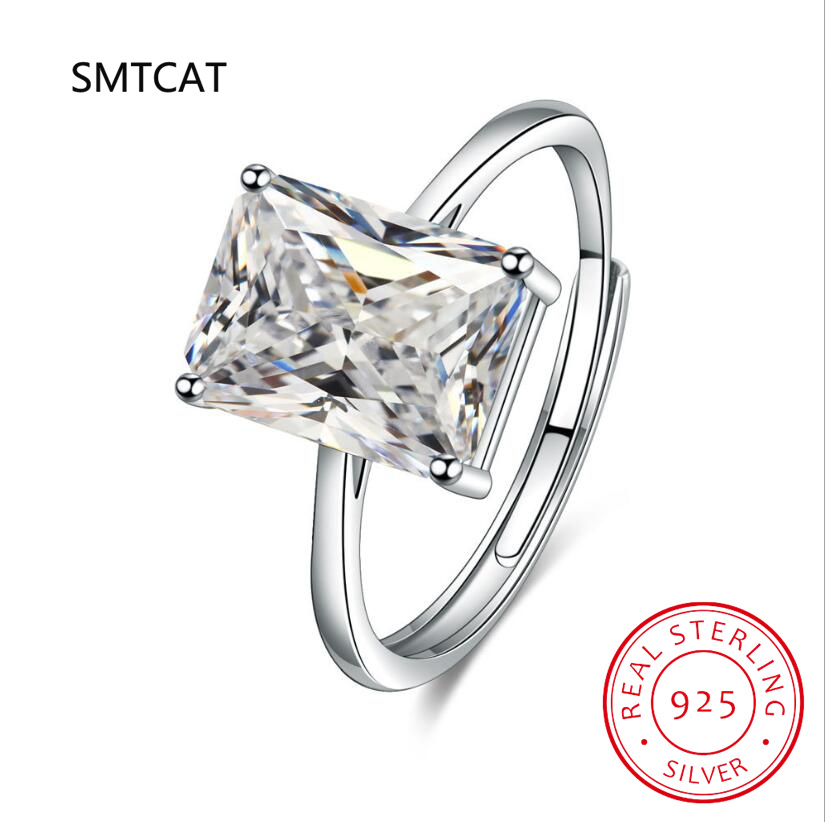 Emerald Cut Natural Citrine 92 – Birthstone Ring Set Bewertung und Preis