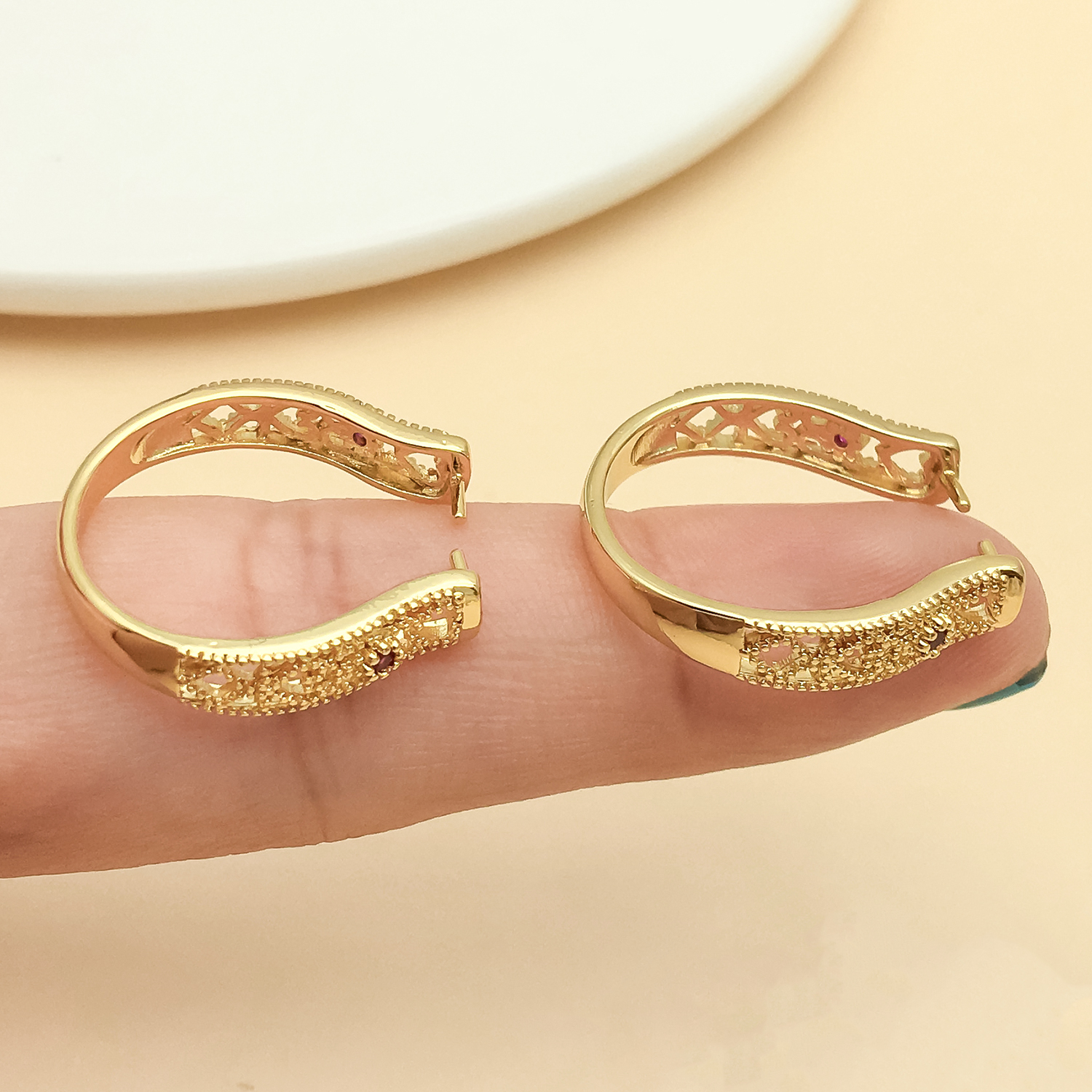 5pcs 18k gold-plated copper th – Gold Plated Ring Bewertung und Preis