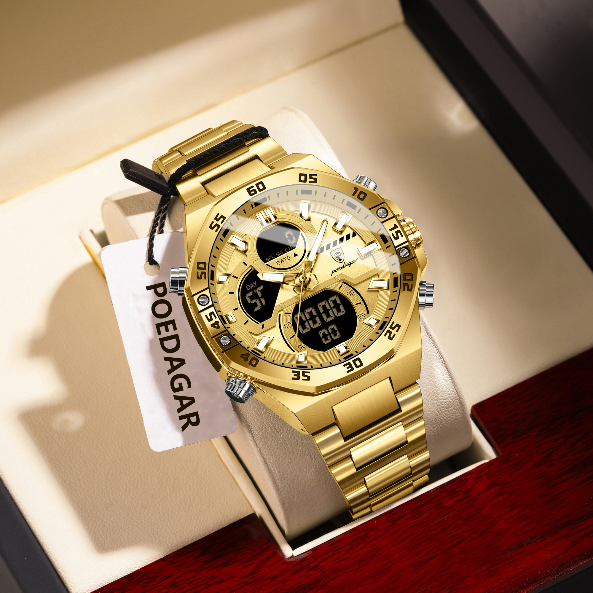 POEDAGAR Sport Men Watch LED W – Jewelry Stand Watches Bewertung und Preis