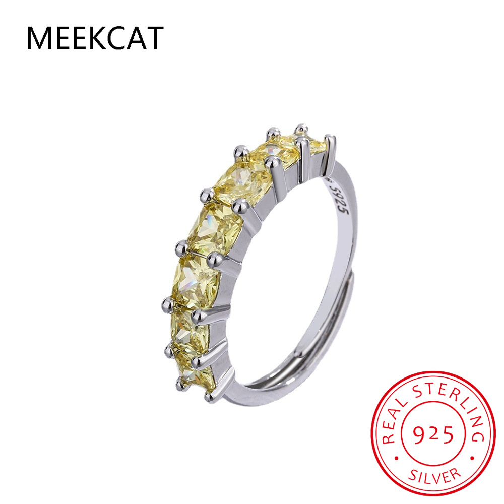 Princess Cut Natural Yellow Ci – Birthstone Ring Set Bewertung und Preis