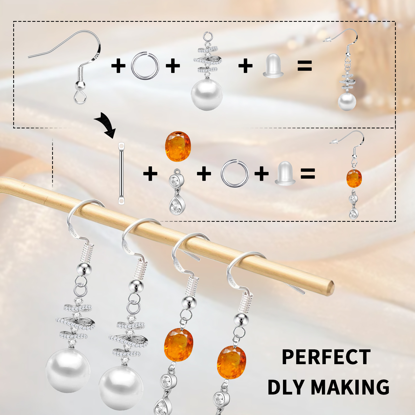 925 Silver/Gold Plated Earring – Gold Plated Ring Bewertung und Preis