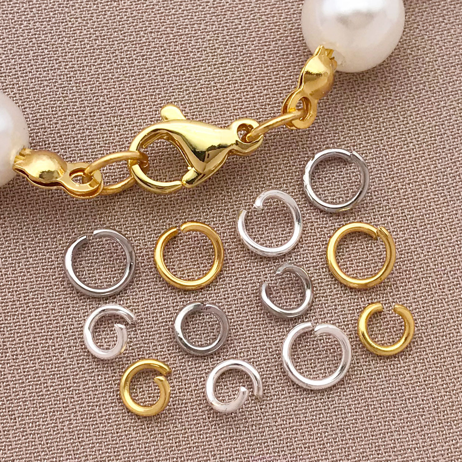 200pcs 4/5mm 18K Gold Plated S – Gold Plated Ring Bewertung und Preis