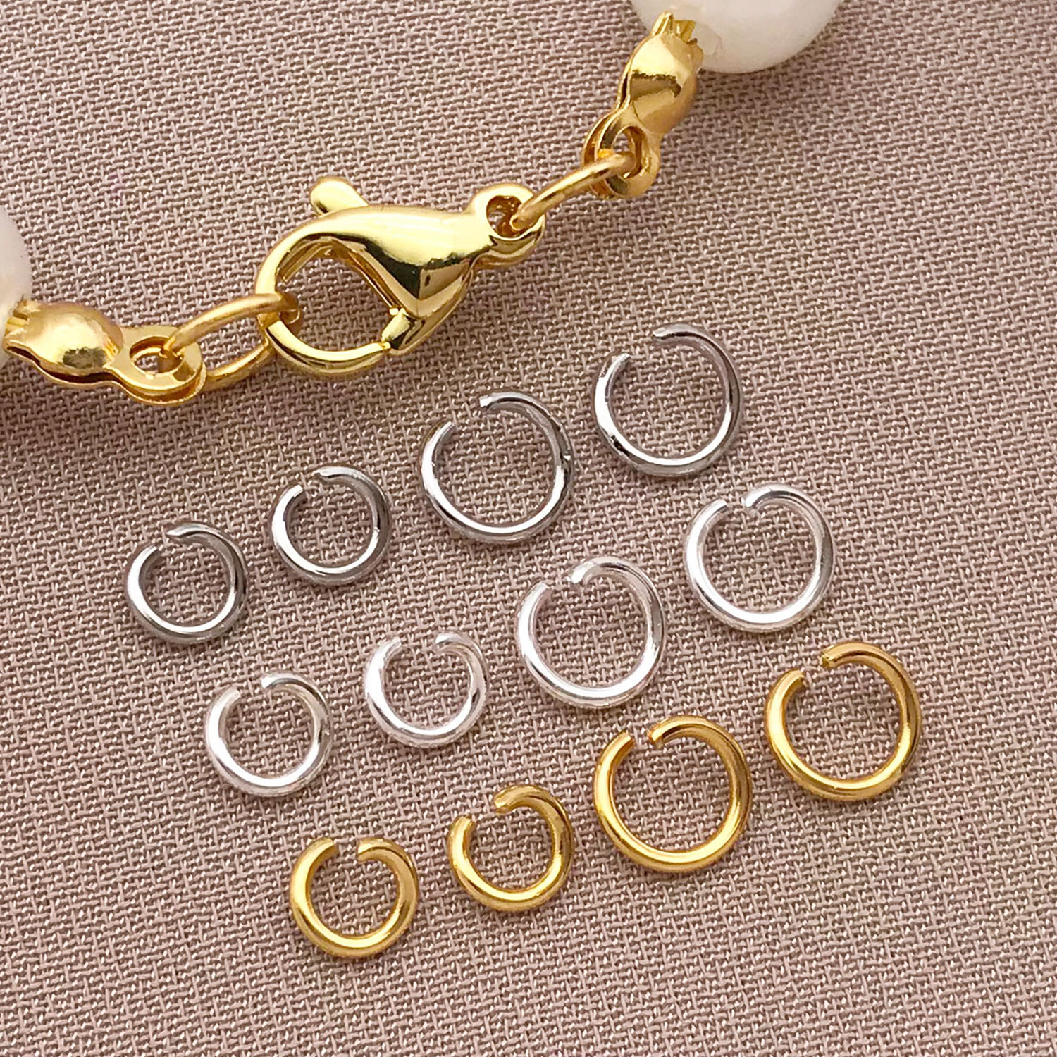200pcs 4/5mm 18K Gold Plated S – Gold Plated Ring Bewertung und Preis