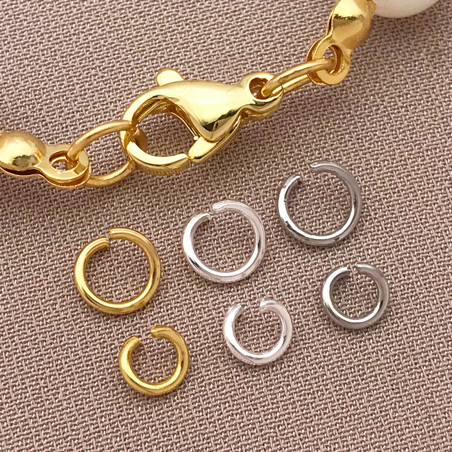 200pcs 4/5mm 18K Gold Plated S – Gold Plated Ring Bewertung und Preis