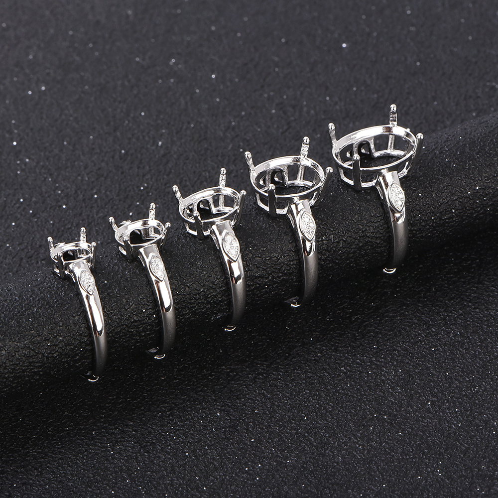 5x7-12x16mm Ring Blank 925 Ste – Sterling Silver Ring Bewertung und Preis