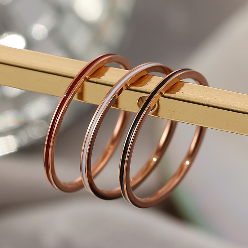 Titanium Steel Rose Gold Color – Titanium Steel Ring Bewertung und Preis
