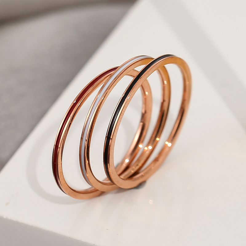 Titanium Steel Rose Gold Color – Titanium Steel Ring Bewertung und Preis