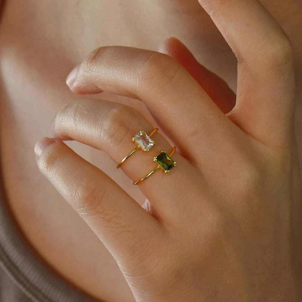 Zircon Birthstone Rings For Wo – Birthstone Ring Set Bewertung und Preis