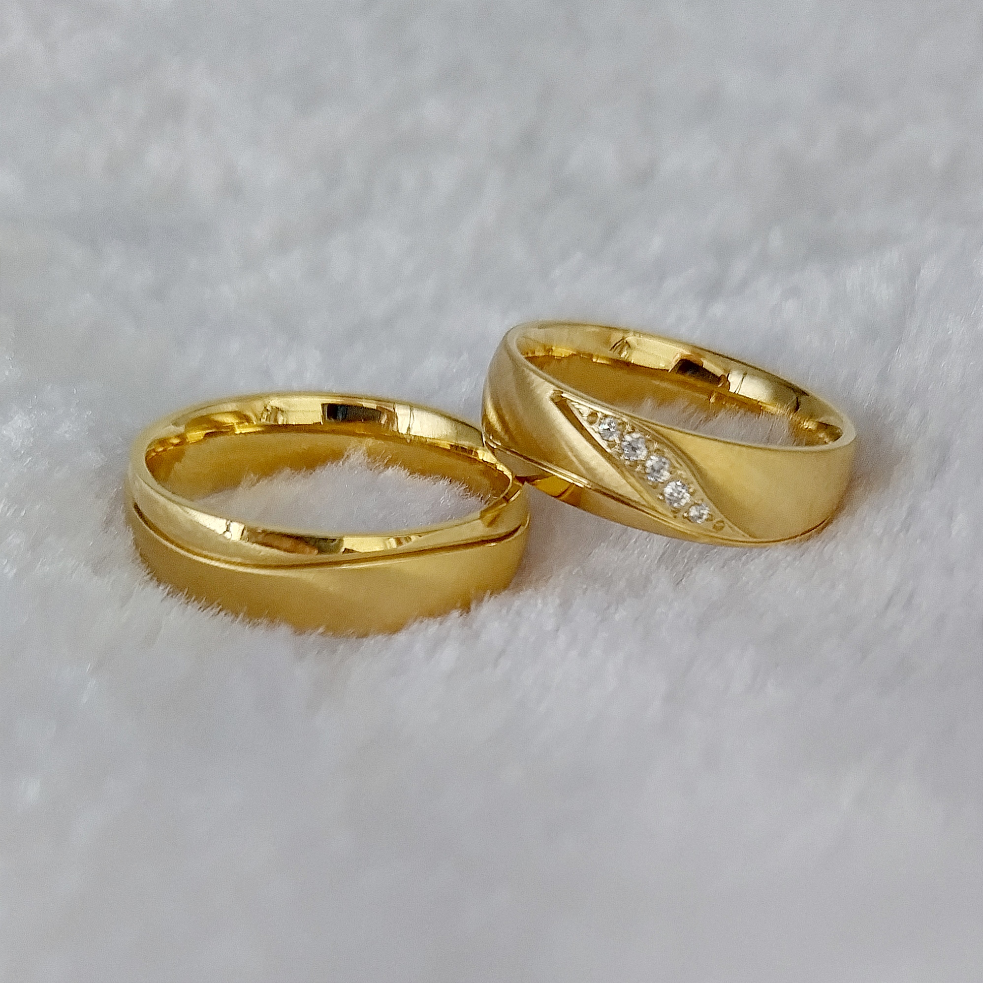 Fashion Western 24k Gold Plate – Titanium Steel Ring Bewertung und Preis
