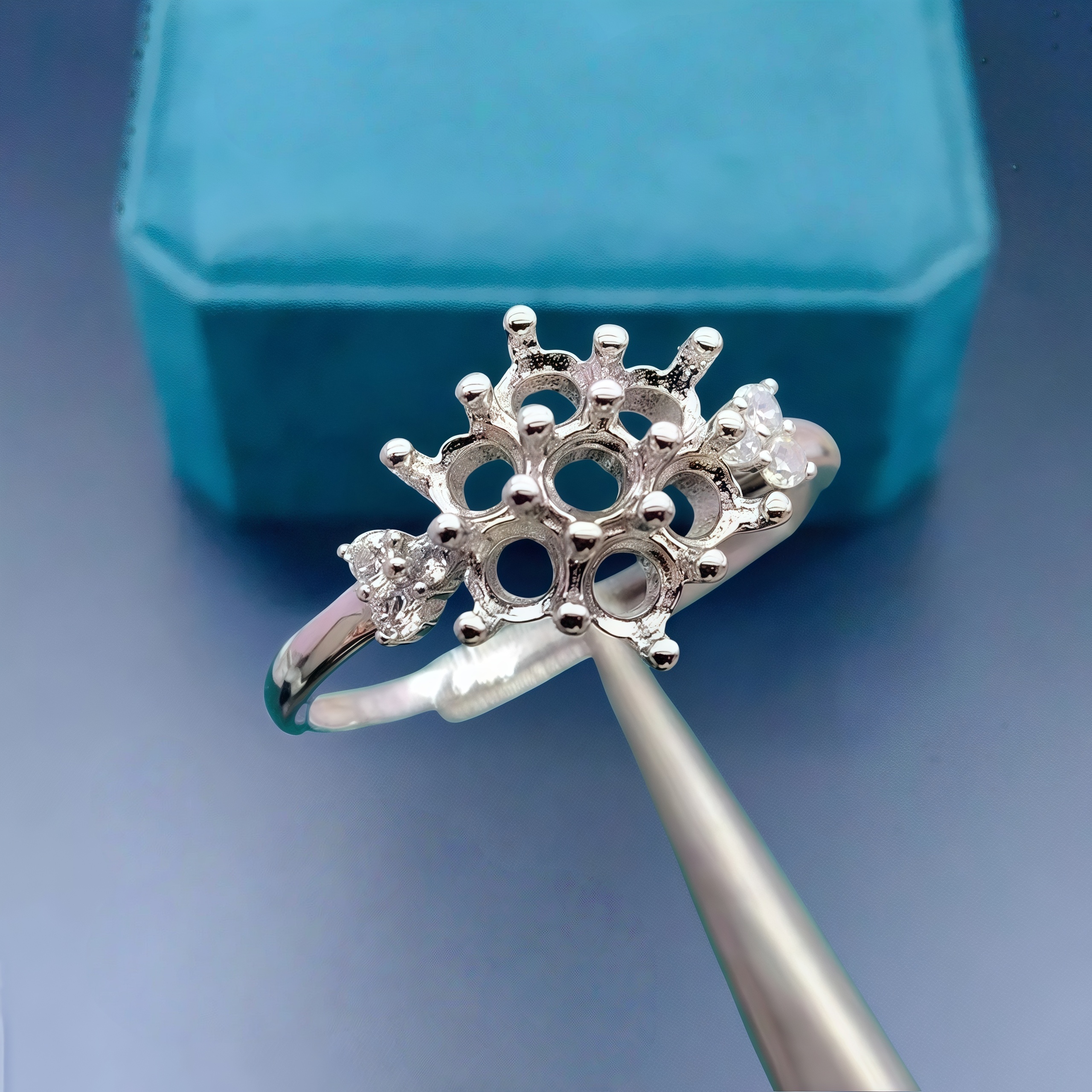 Setting 3mm Round Stone Fashio – Sterling Silver Ring Bewertung und Preis