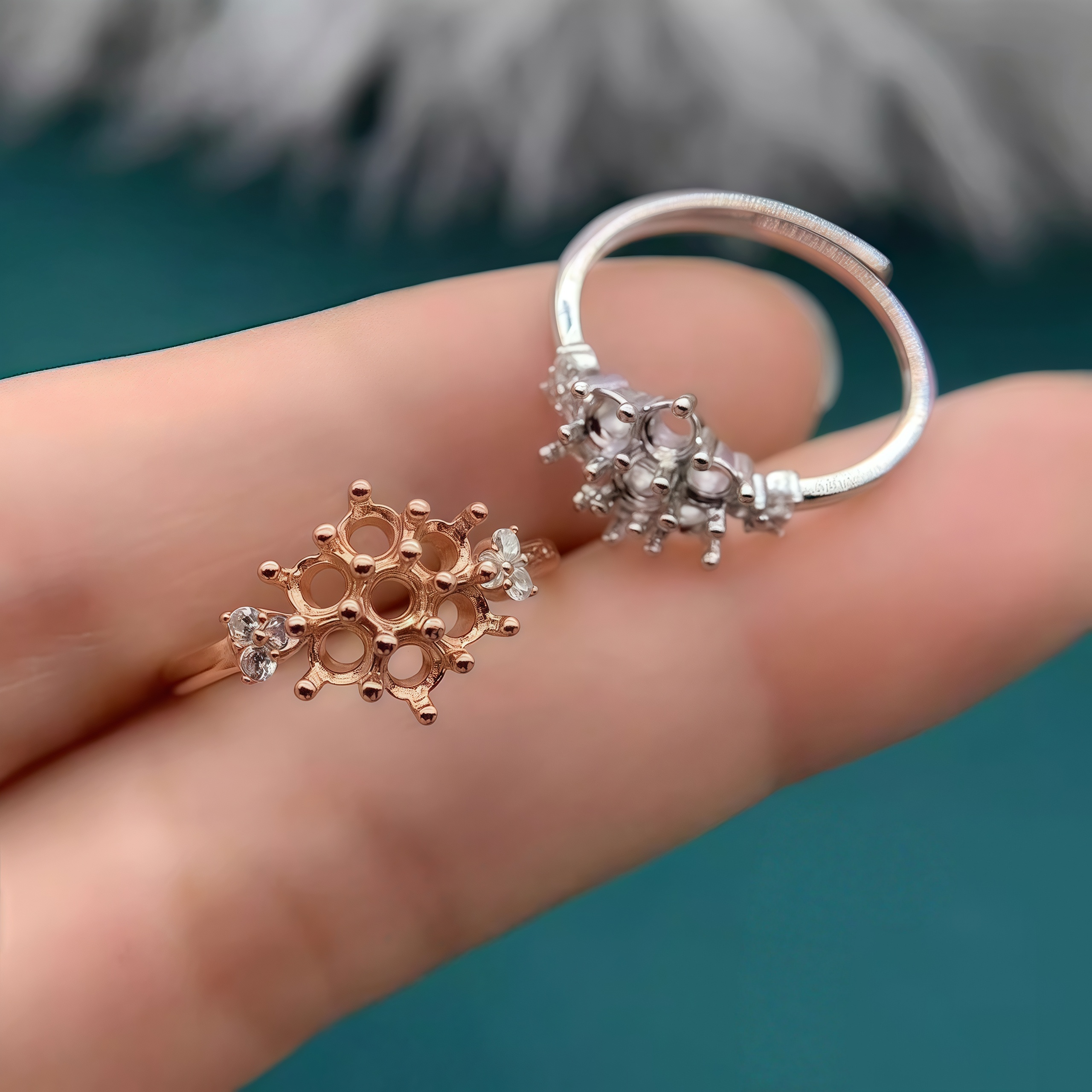 Setting 3mm Round Stone Fashio – Sterling Silver Ring Bewertung und Preis