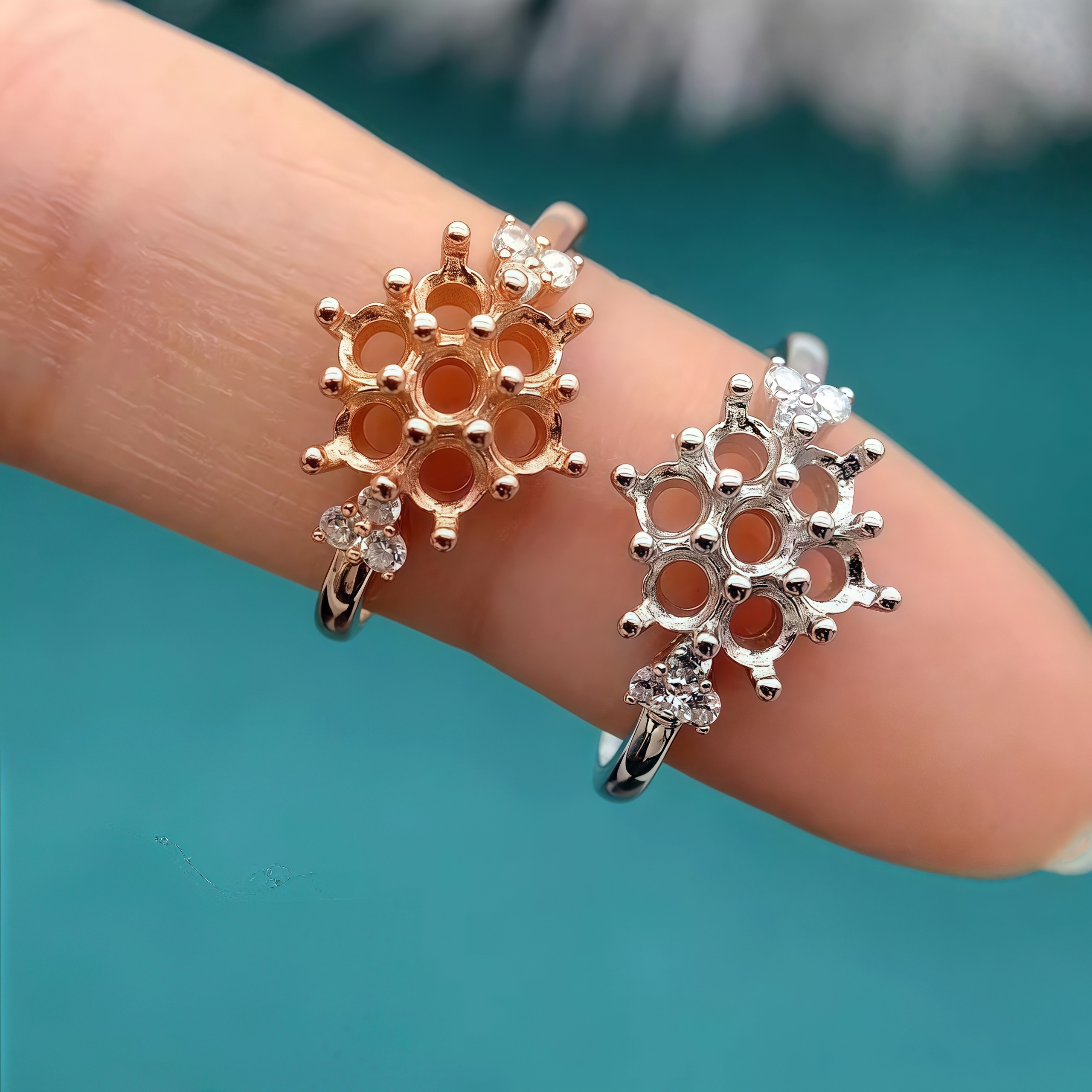 Setting 3mm Round Stone Fashio – Sterling Silver Ring Bewertung und Preis