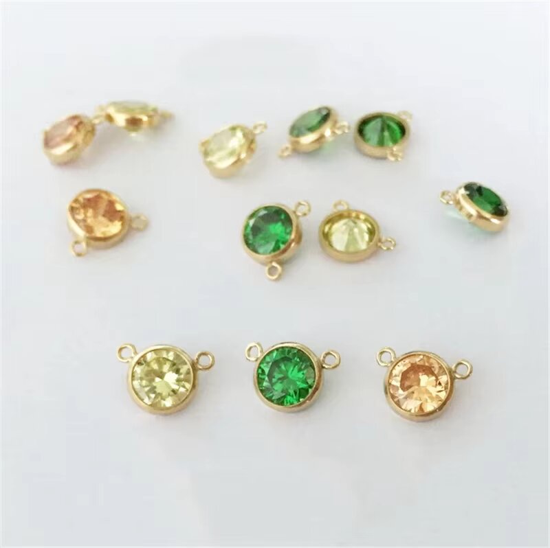 14K Gold Filled 3A CZ Connecto – Birthstone Ring Set Bewertung und Preis