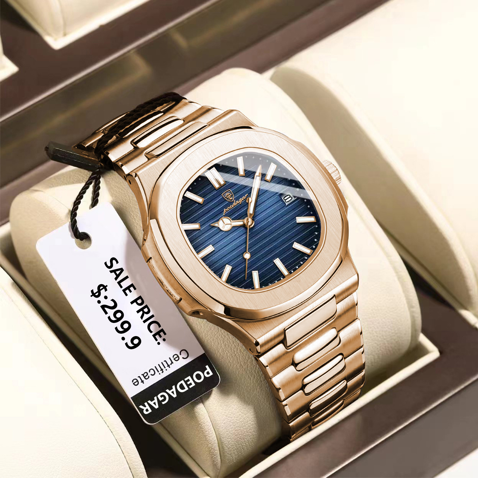 POEDAGAR Fashion Business Man  – Rg Watches & Jewelry Gmbh Bewertung und Preis