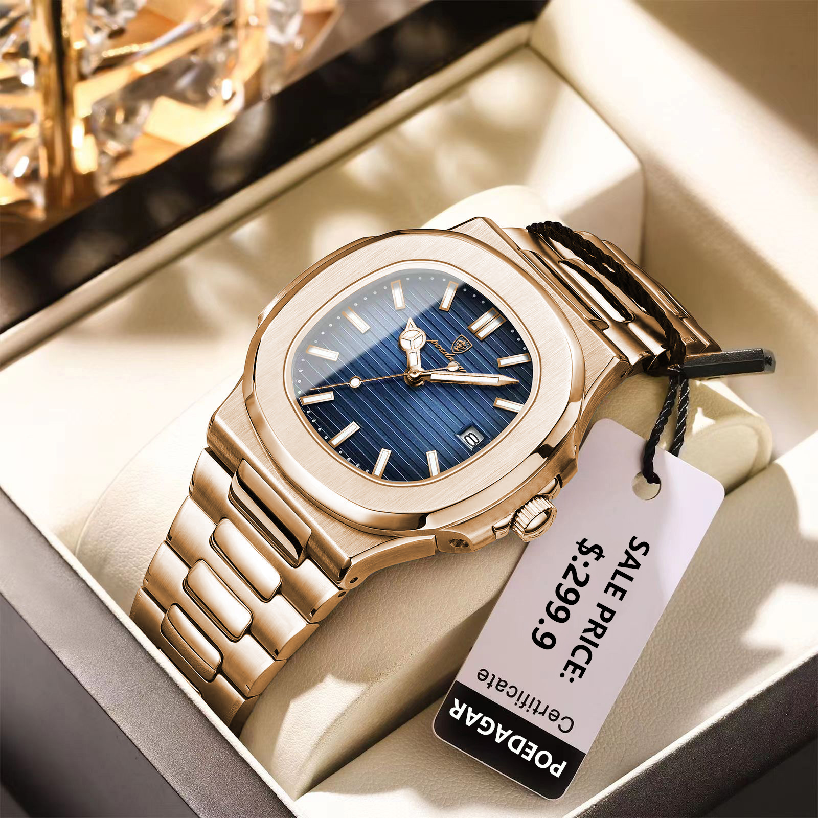 POEDAGAR Fashion Business Man  – Rg Watches & Jewelry Gmbh Bewertung und Preis
