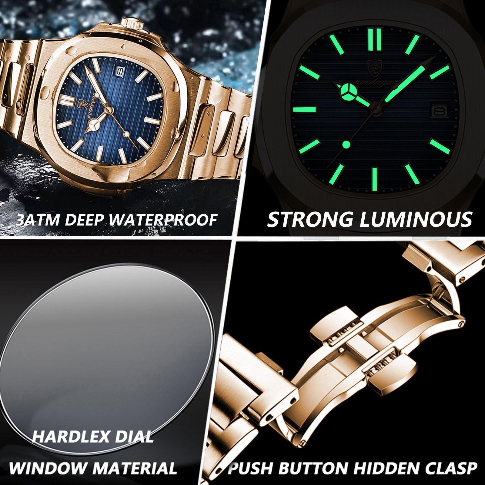 POEDAGAR Fashion Business Man  – Rg Watches & Jewelry Gmbh Bewertung und Preis