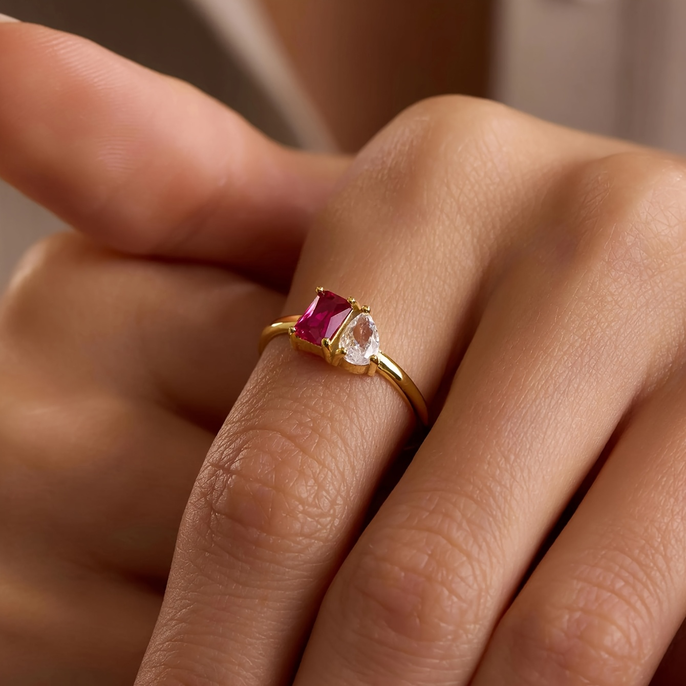 Trendy Zircon 12 Month Birthst – Birthstone Ring Set Bewertung und Preis