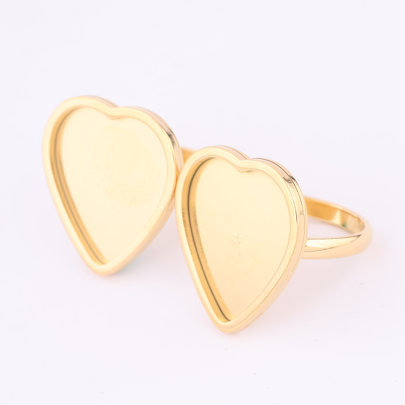 5pcs Stainless Steel Gold Plat – Gold Plated Ring Bewertung und Preis