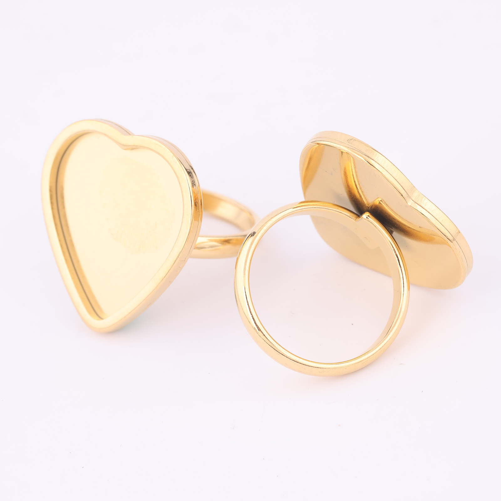 5pcs Stainless Steel Gold Plat – Gold Plated Ring Bewertung und Preis