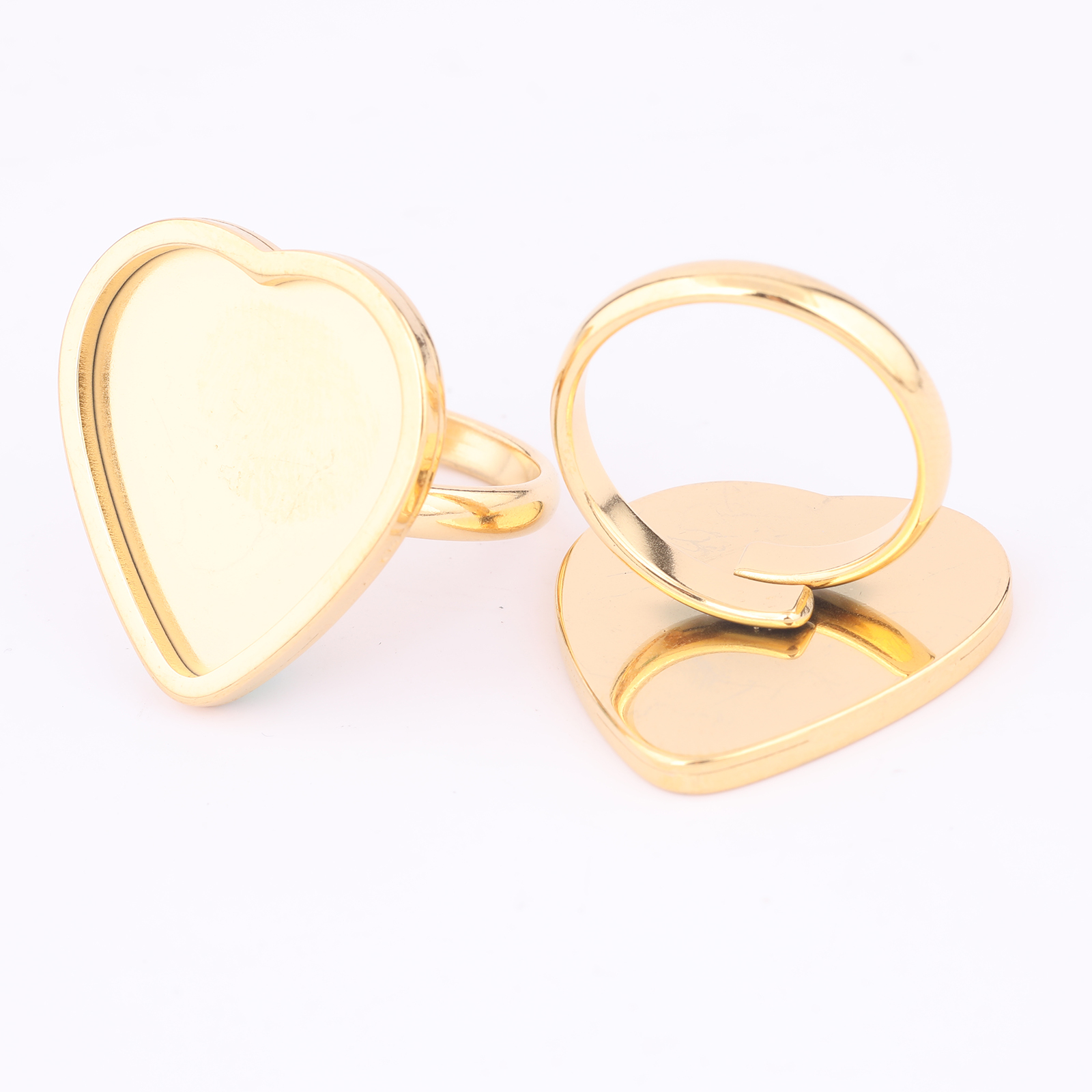 5pcs Stainless Steel Gold Plat – Gold Plated Ring Bewertung und Preis