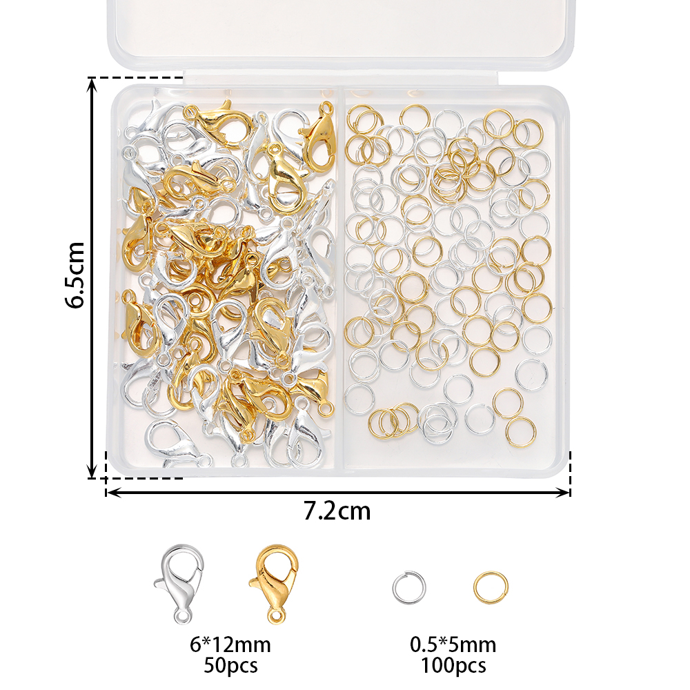 1Box/Lot 2-Grid 18K Gold Color – Gold Plated Ring Bewertung und Preis