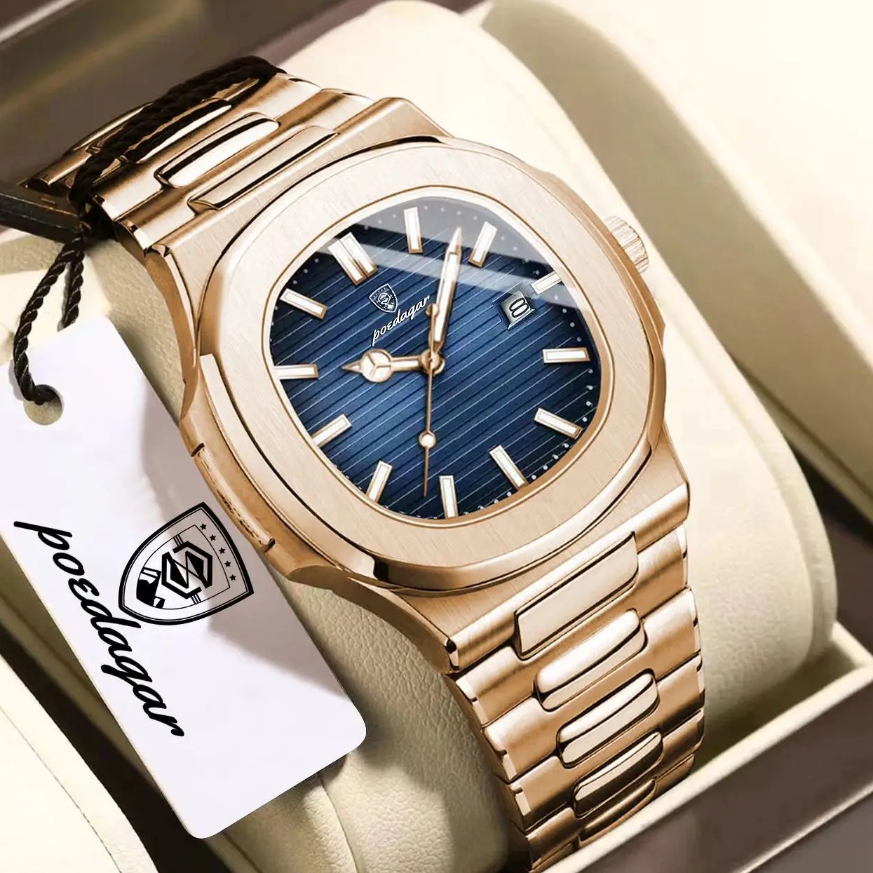 POEDAGAR Top Fashion Square Me – Rg Watches & Jewelry Gmbh Bewertung und Preis