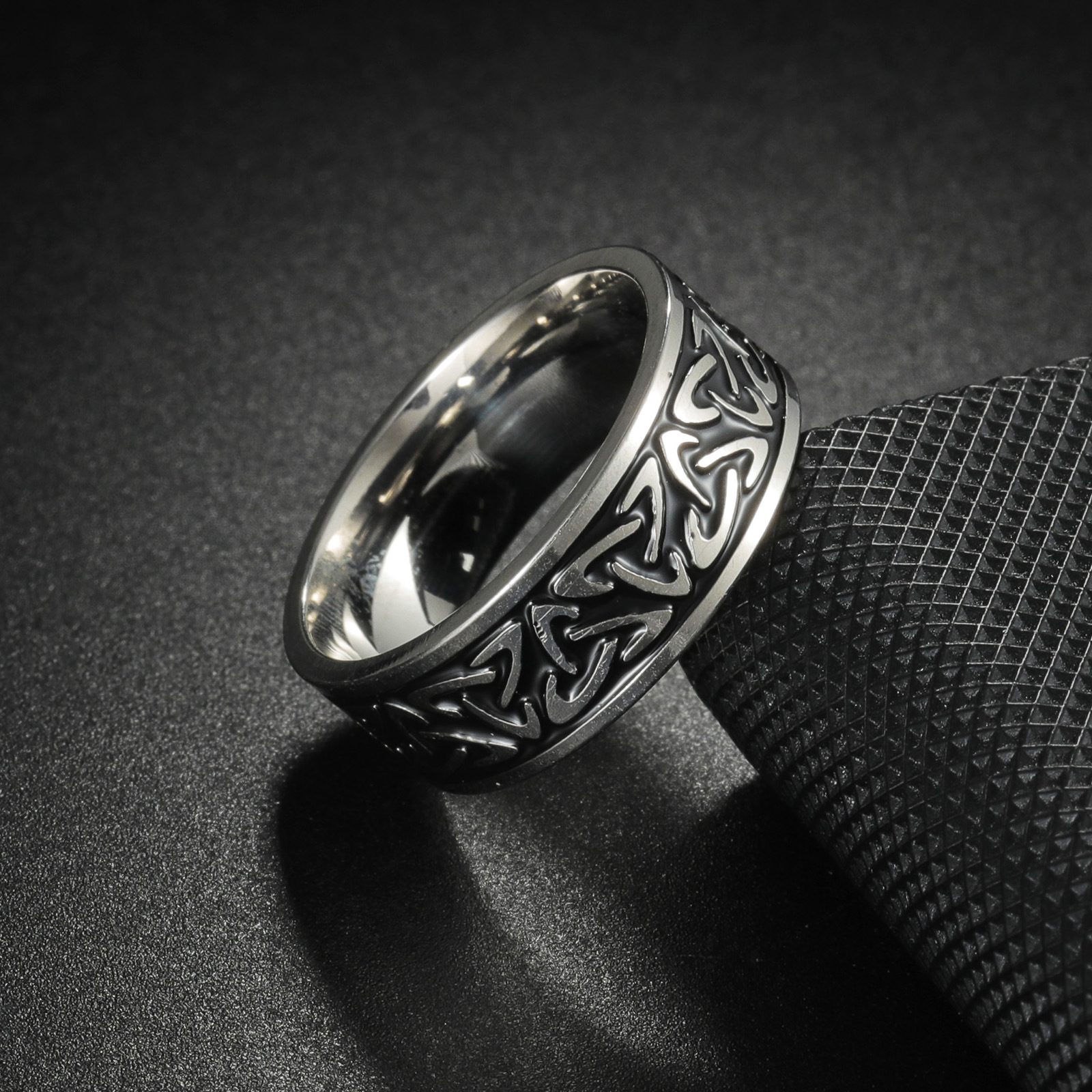 Retro Titanium Steel Ring With – Titanium Steel Ring Bewertung und Preis