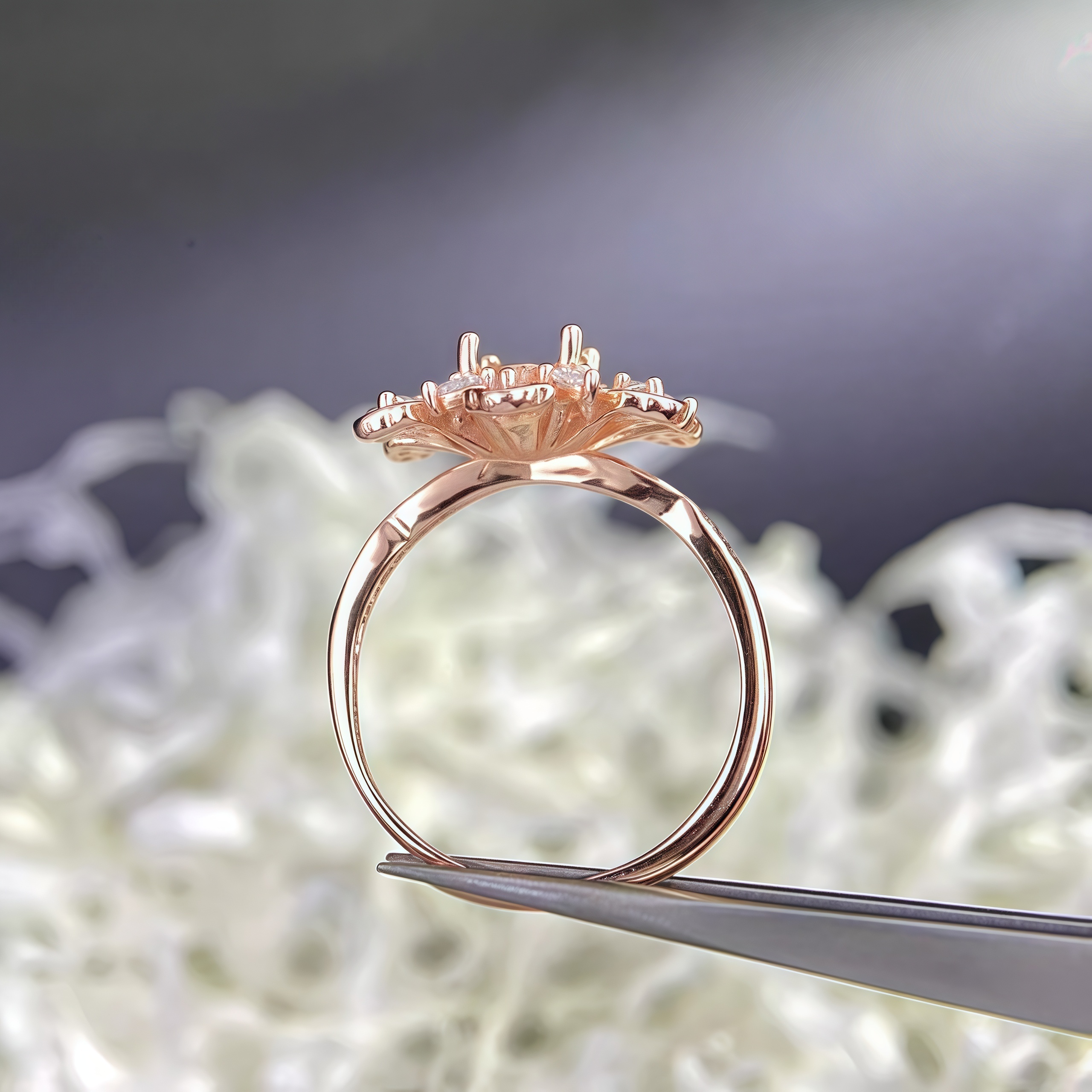 Y Fashion Ring Holder DIY Empt – Sterling Silver Ring Bewertung und Preis
