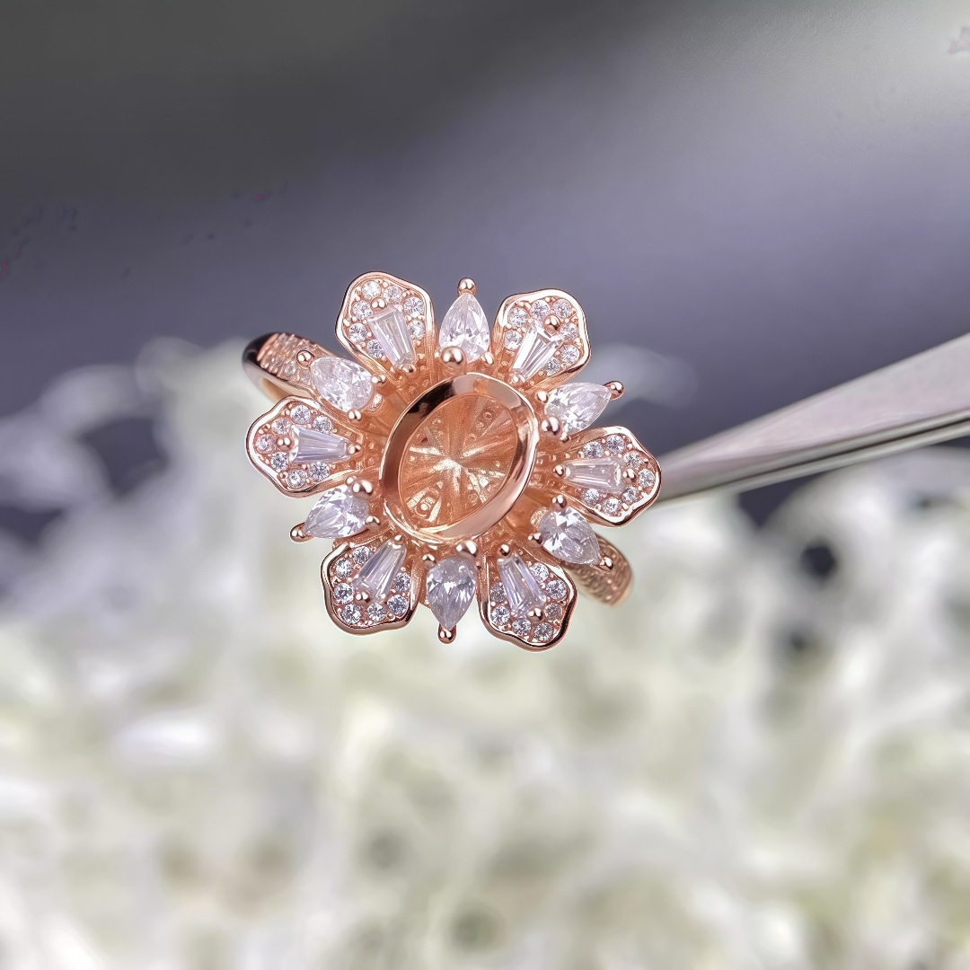 Y Fashion Ring Holder DIY Empt – Sterling Silver Ring Bewertung und Preis