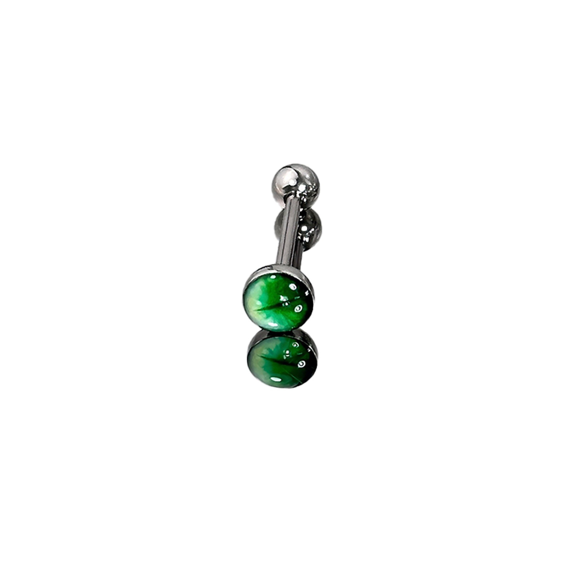 1Pc High-Quality Trendy Green  – Titanium Steel Ring Bewertung und Preis