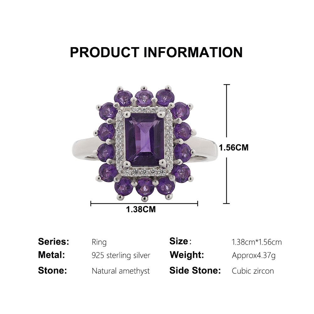 925 sterling silver ring Natur – Birthstone Ring Set Bewertung und Preis